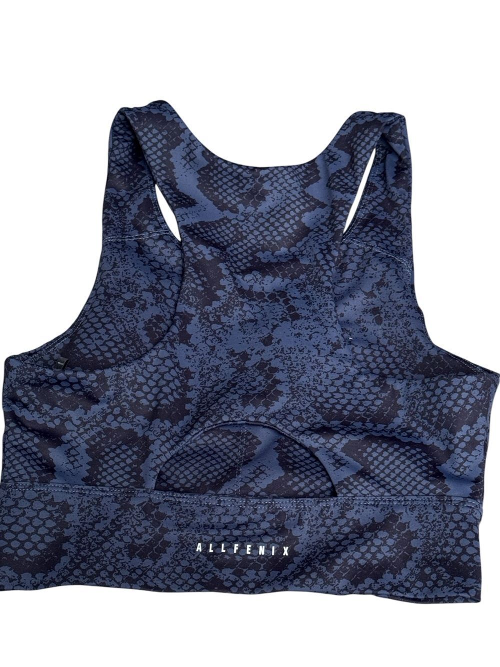 Allfenix Anthropologie Women's Python Print Sports Bra size Large